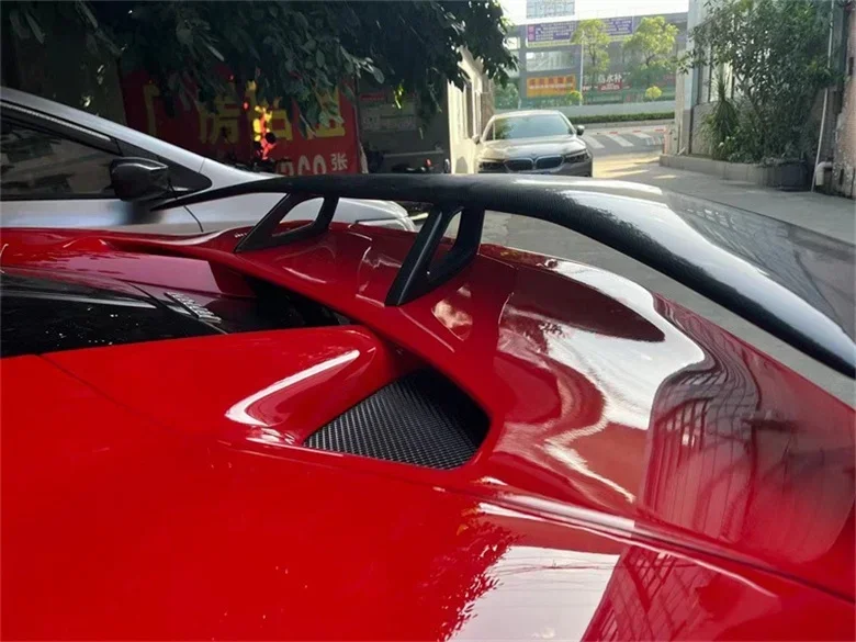 Задний спойлер из углеродного волокна для Ferrari F8 GT N Style 2019 2020 2021 2022 2023