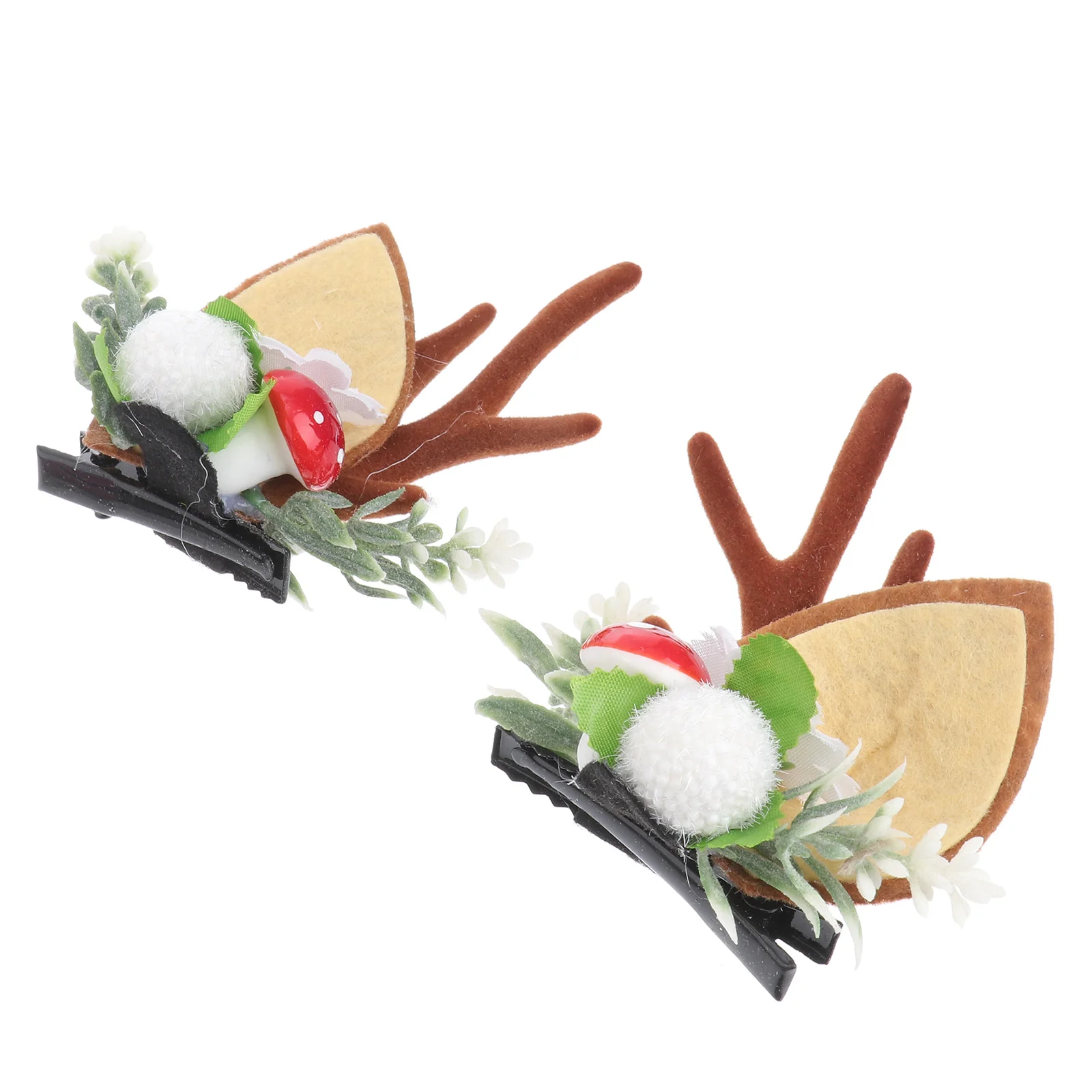 

Hair Clips Reindeer Antlers Deer Christmas Clip Antlerbarrettes Cosplay Pom Hairpinsheaddress Women Hairpin Girls Chrysanthemum