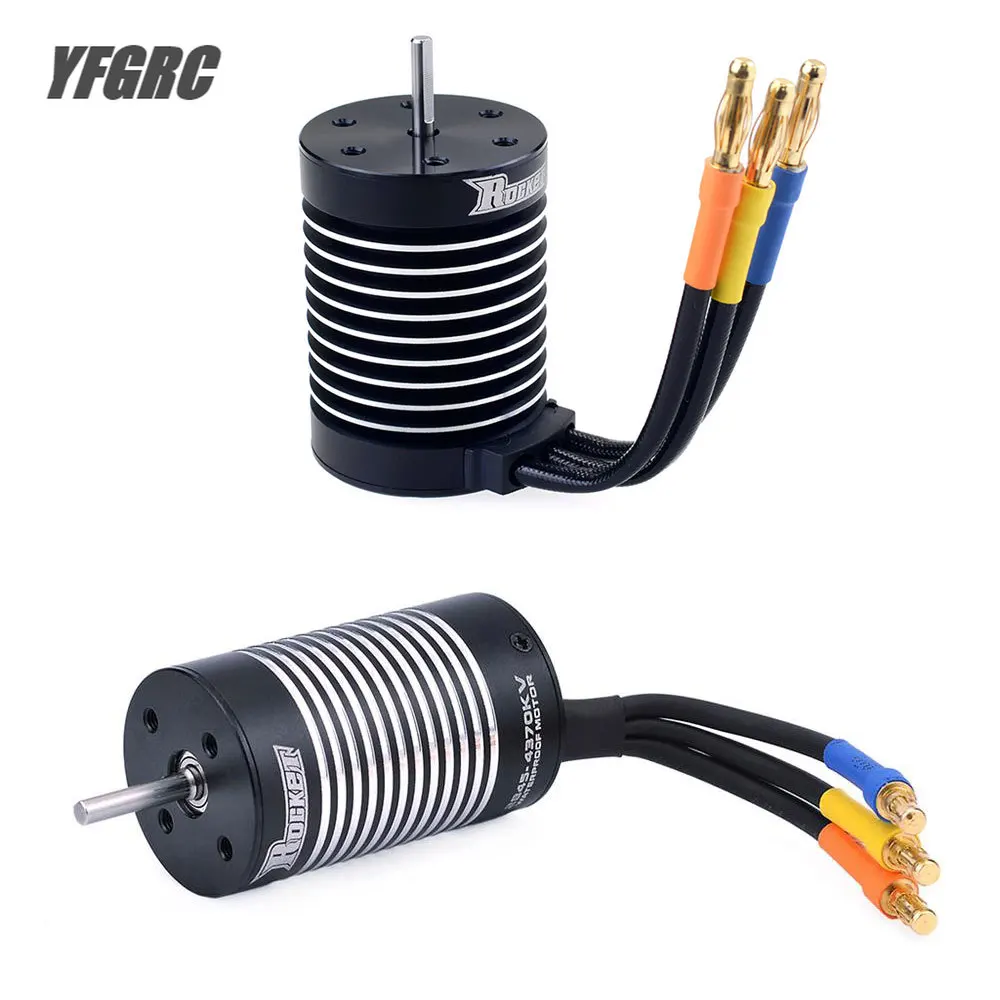 1/10 Rocket 2845/F540 2600-5900KV Бессенсорный водонепроницаемый двигатель для дистанционного управления дрифтом гоночный внедорожник WLtoys 10428/12428 HG P601