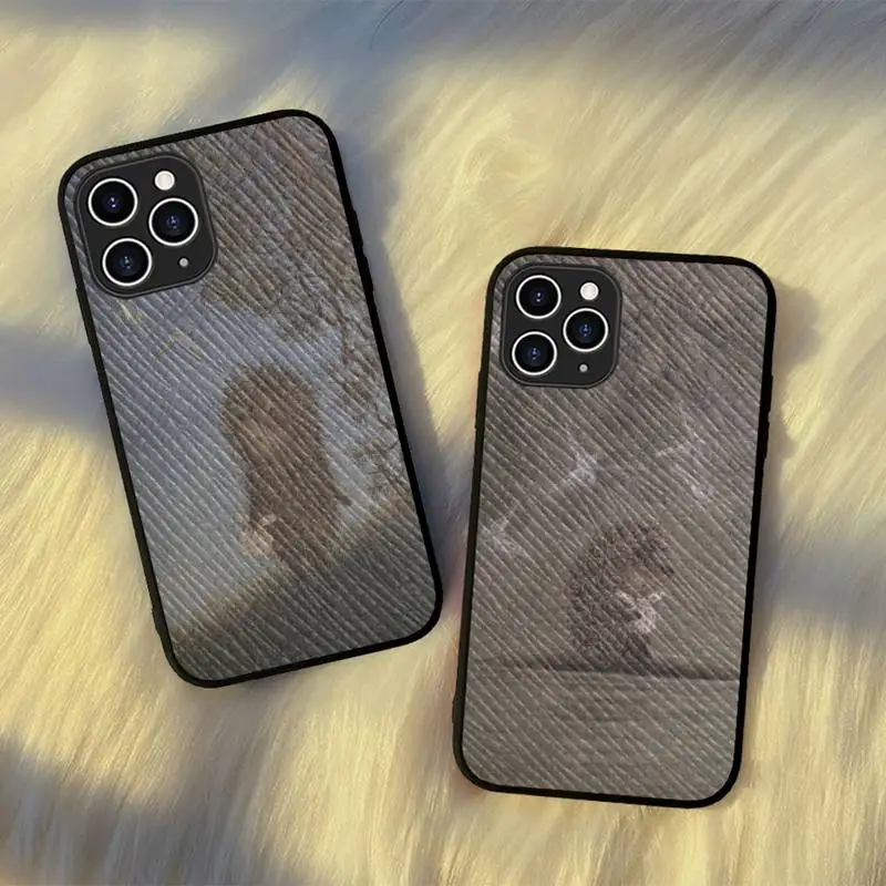 

MaiYaCa Hedgehog in the Fog Phone Case Hard Leather Case for iPhone 11 12 13 Mini Pro Max 8 7 Plus SE 2020 X XR XS Coque