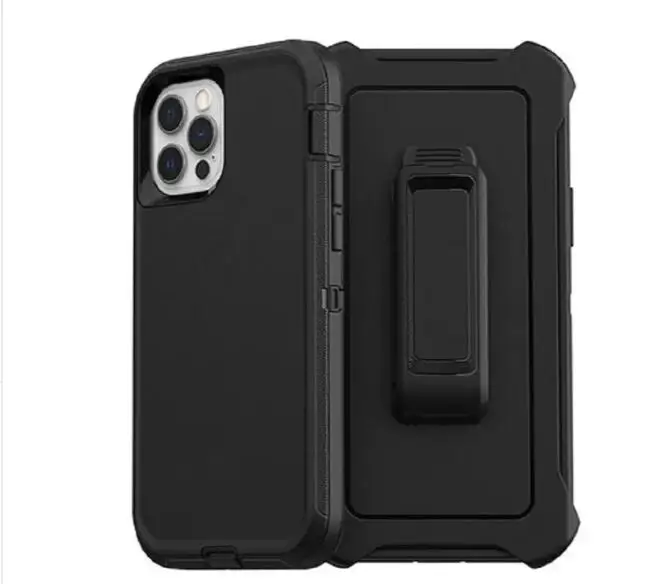 With Clip For Otter Mechanical Type Defender Series Box For iPhone11 Case For iPhone 12 13 Pro Max 14 Pro Max Case With Package