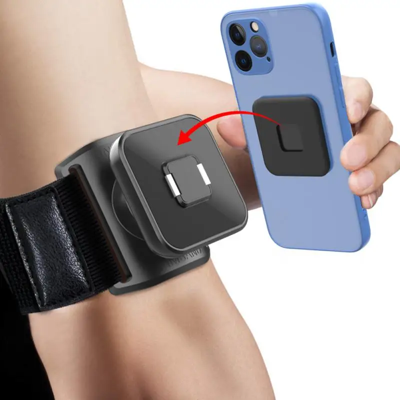 

Wrist Arm Strap Bracket Arm With Mobile Phone Bracket Mobile Phone Running Wristband Belt Magnetic Suction Quick New Universal