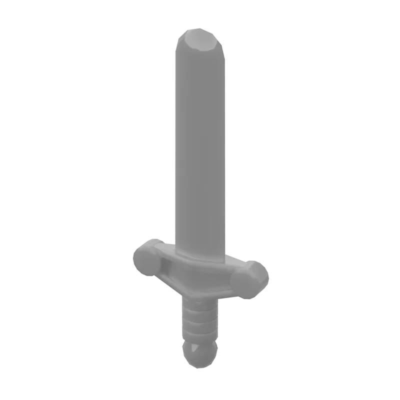 

10PCS Assembles Particles 76764 Rib Handle Round Head Sword Mini Bricks Building Blocks DIY Replaceable Parts Toys For Children