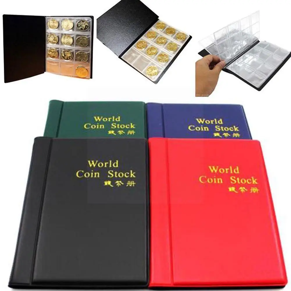 

120 Pockets Money Book Coin Storage Album For Coins Holder Collection Books High Quality Royal Coin Collection Book E4v2