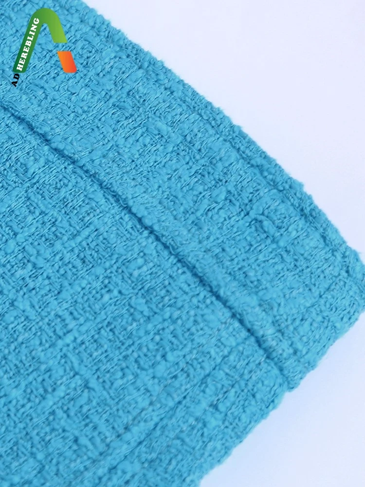 Женская Повседневная твидовая юбка Adherebling голубая шерстяная мини-юбка с