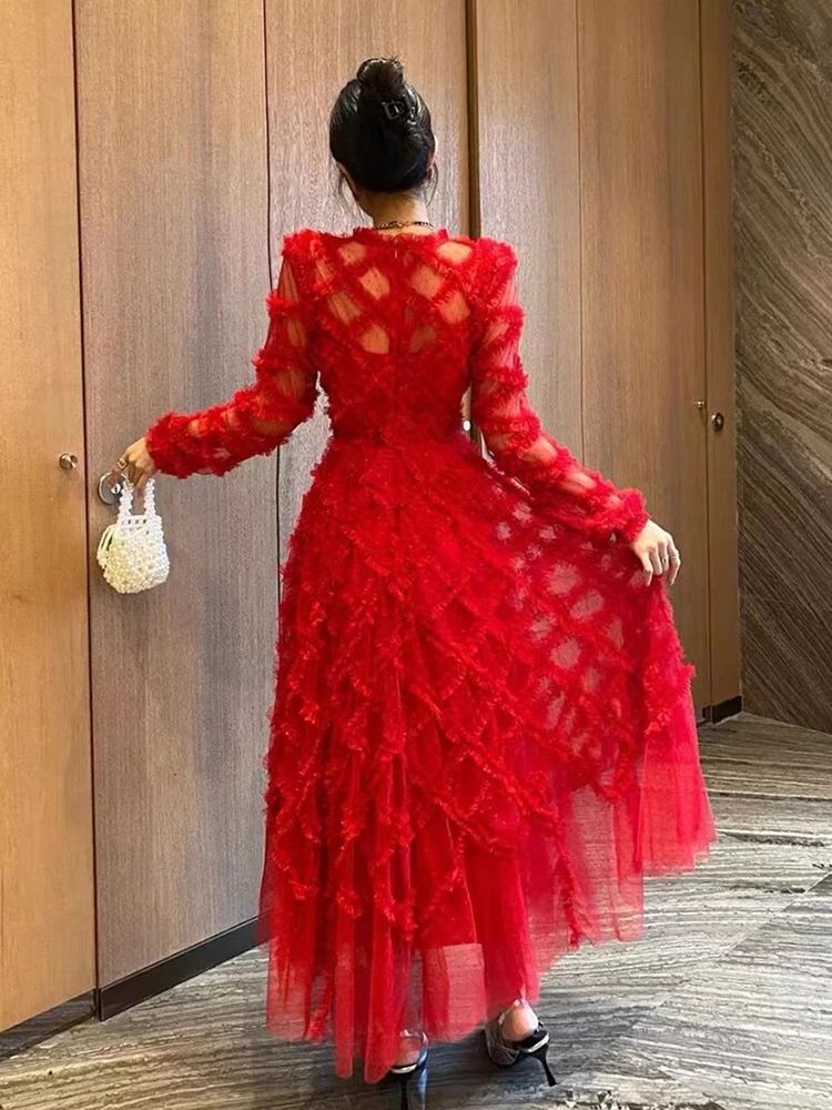 Женское дизайнерское элегантное платье длинное вечернее с фатином официальное