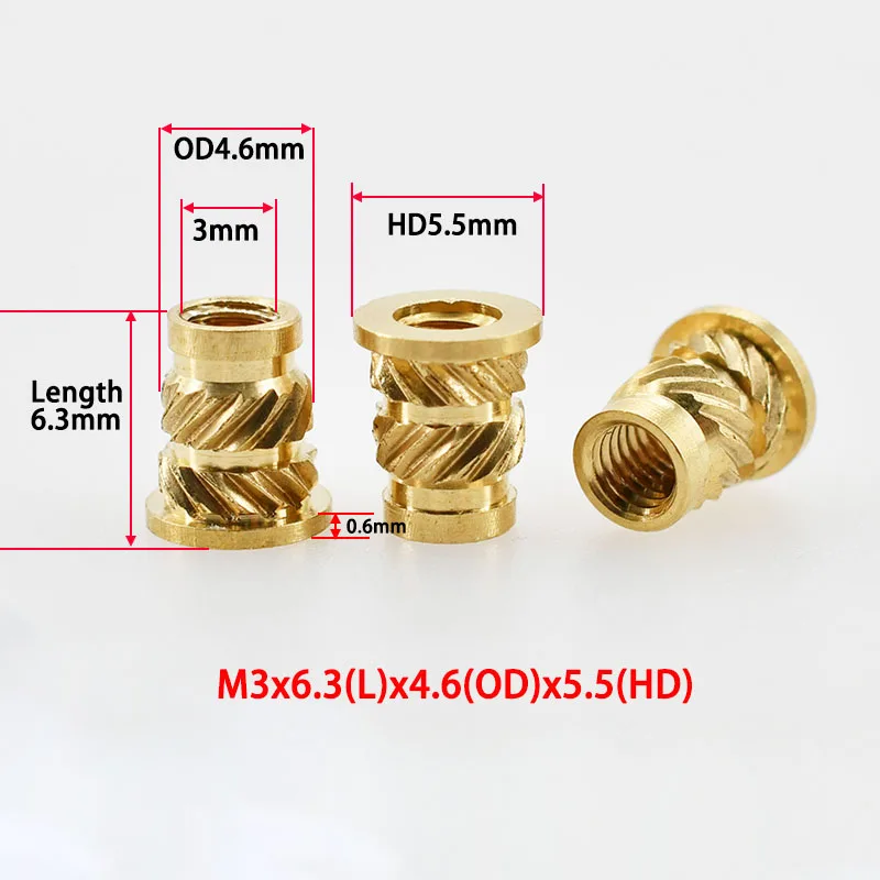 Латунные фланцевые гайки M2 M3 M4 M5 M6 M8