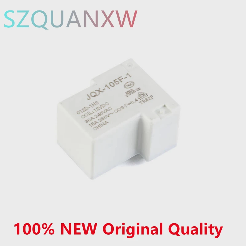 Реле HF- JQX-105F-1- 005D 012D 024D-1HS DC5V 12V 24V нормально разомкнутое 30A