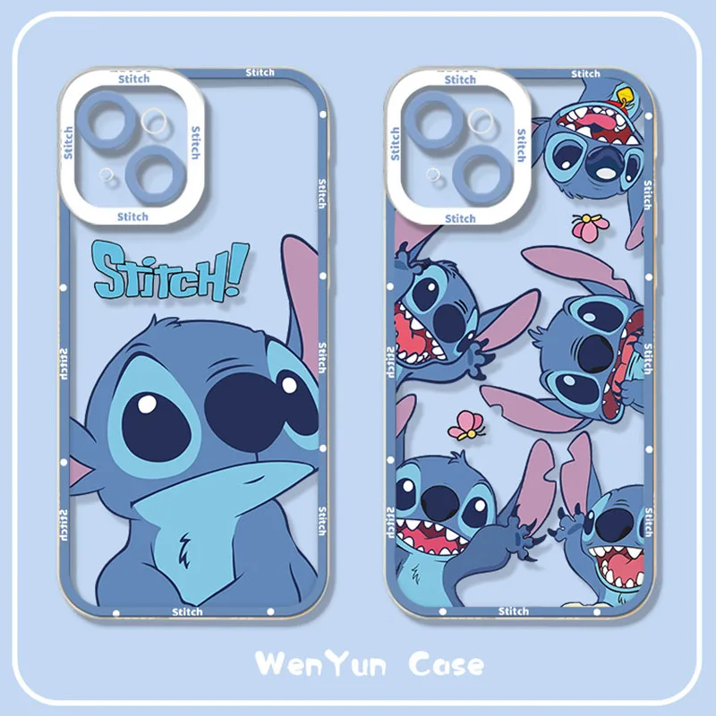 

Disney Stitch Clear TPU Case for Samsung Galaxy A51 A71 A02S A03 A03S A11 A12 A20 A21S A22 A30 A31 A50 A70 Soft Silicone Cover