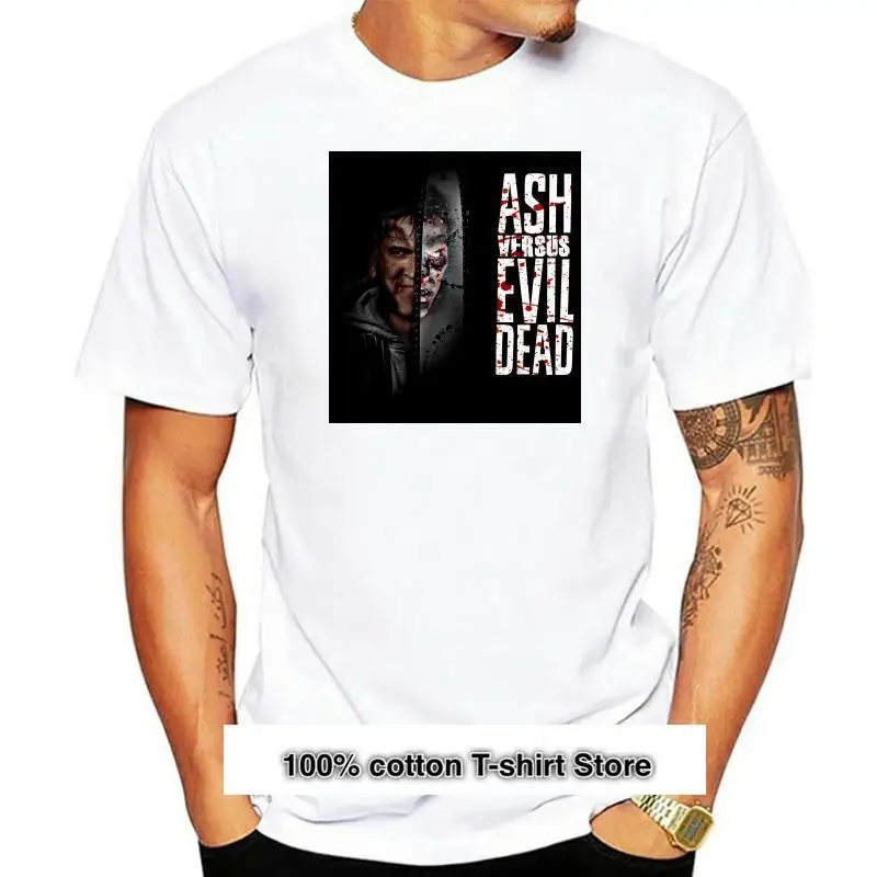 

Camiseta para hombre de la Series Ash Vs Evil Dead, talla S-2XL, nueva