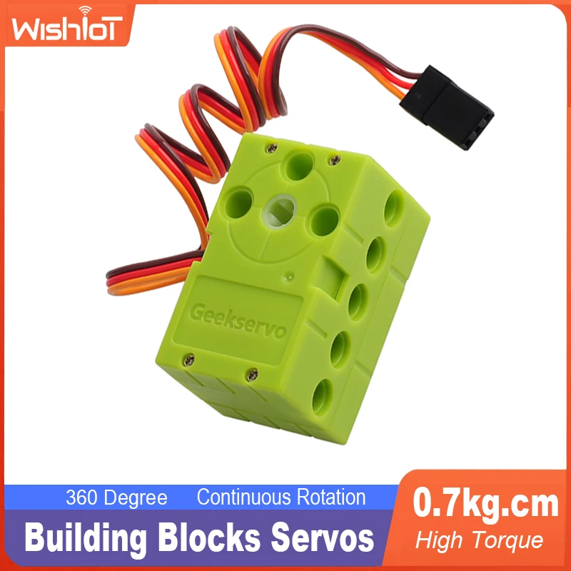 

Сервопривод Wishiot Geekservo MB0045 зеленый 0,7 кг