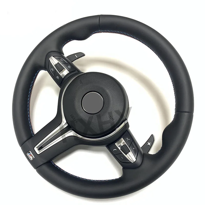 Фото Обновление рулевого колеса из алькантари M Sport Competitive для BMW E/F серии M3 M5 E46 F10 F30 F20 F12 F80 F82 F34 №3