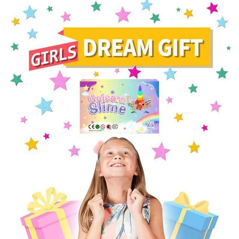 Календарь с изображением слайма для детей гель-пузырь в подарок на Рождество и