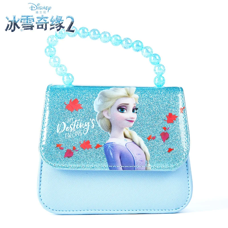 

2023 Disney Frozen 2 Elsa Anna Princess Children's Toys Shoulder Bag Girl Sofia Princess Baby Handbag Kid Fashion Shopping Bag