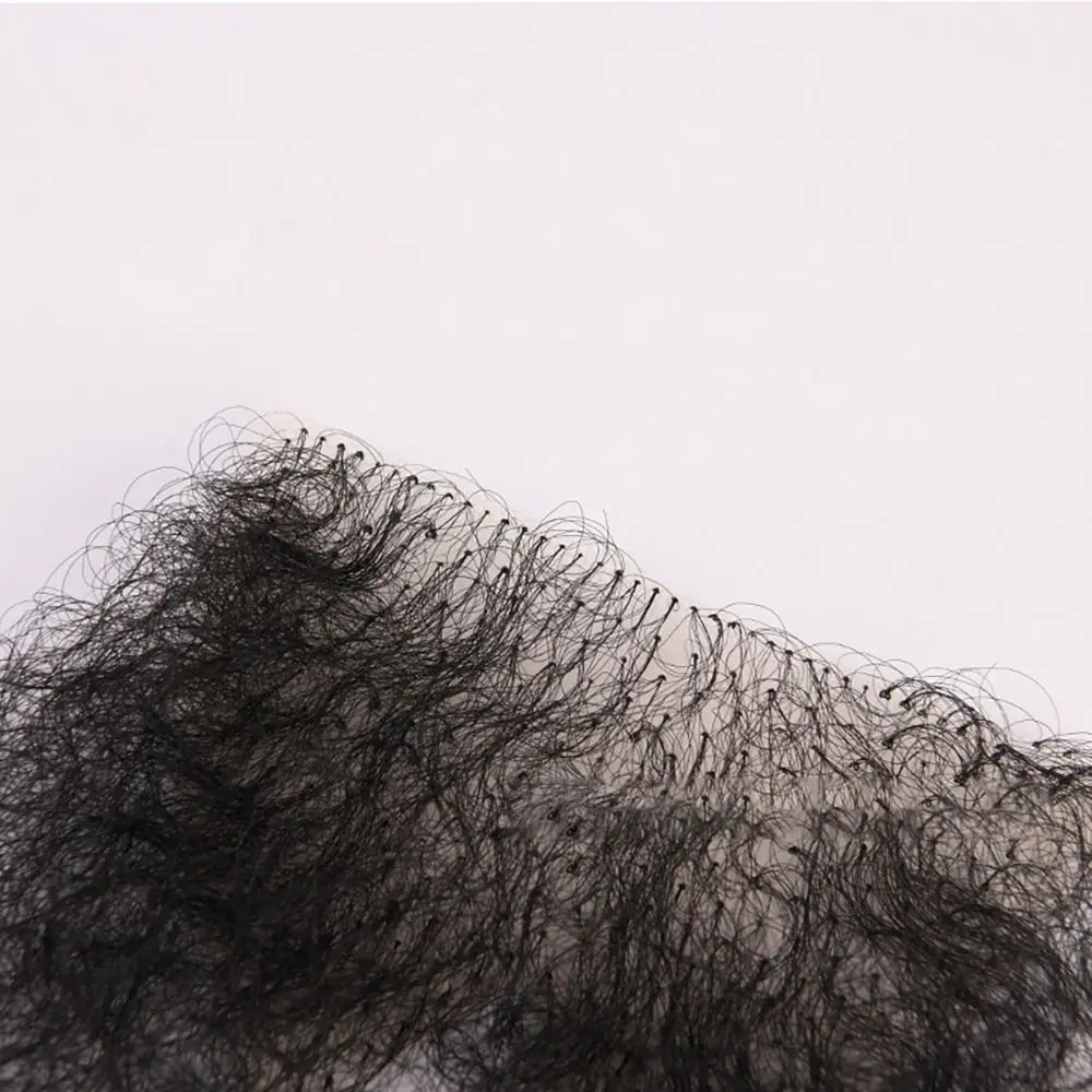 Женские натуральные наклейки ручной работы имитация объема волос реального