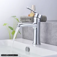 cheap bathroom vanity faucet chrome plated sink mixer tap bathroom accessories countertop basin mount hot and cold faucet crane