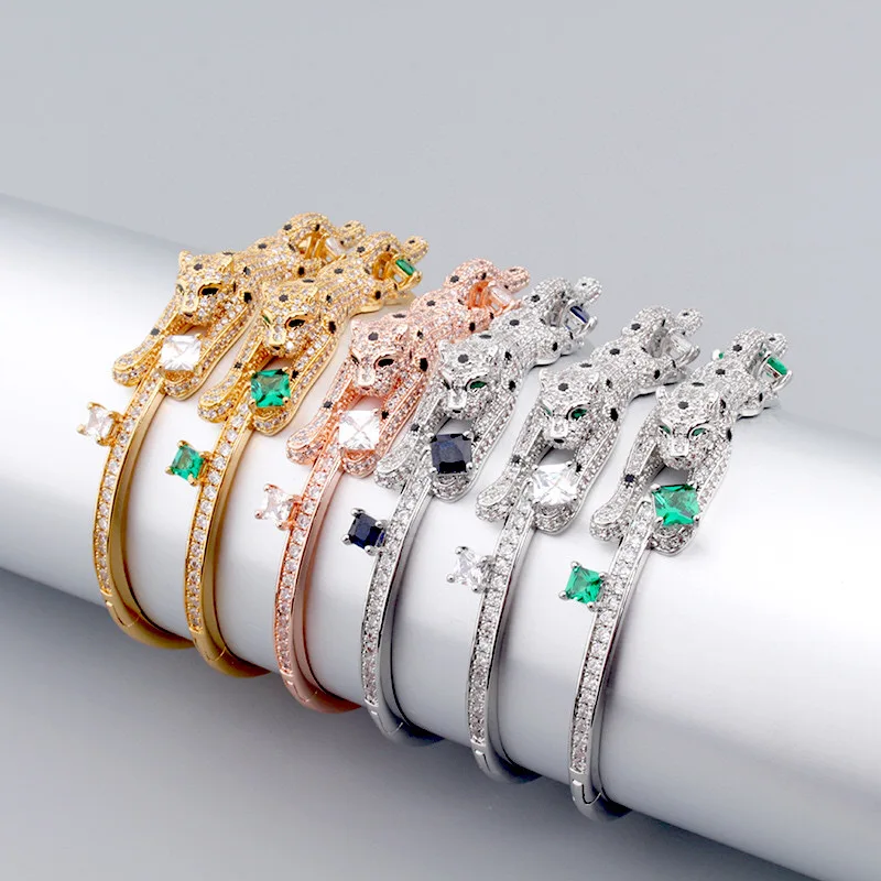 Европейский и американский модный роскошный стильный браслет инкрустированный