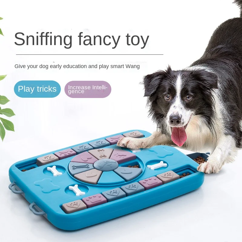 

hondenpuzzel Dog Puzzle Toys for Smart Dogs Slow Feeder Interactive Puppy Food Slowly Eating NonSlip Bowl Pet Training Game
