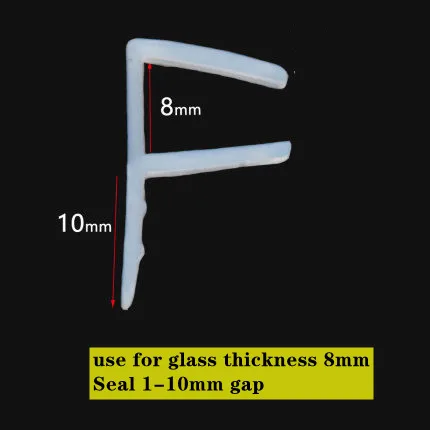 

Силиконовые уплотнительные ленты для стеклянной двери 6 8 10 12 мм