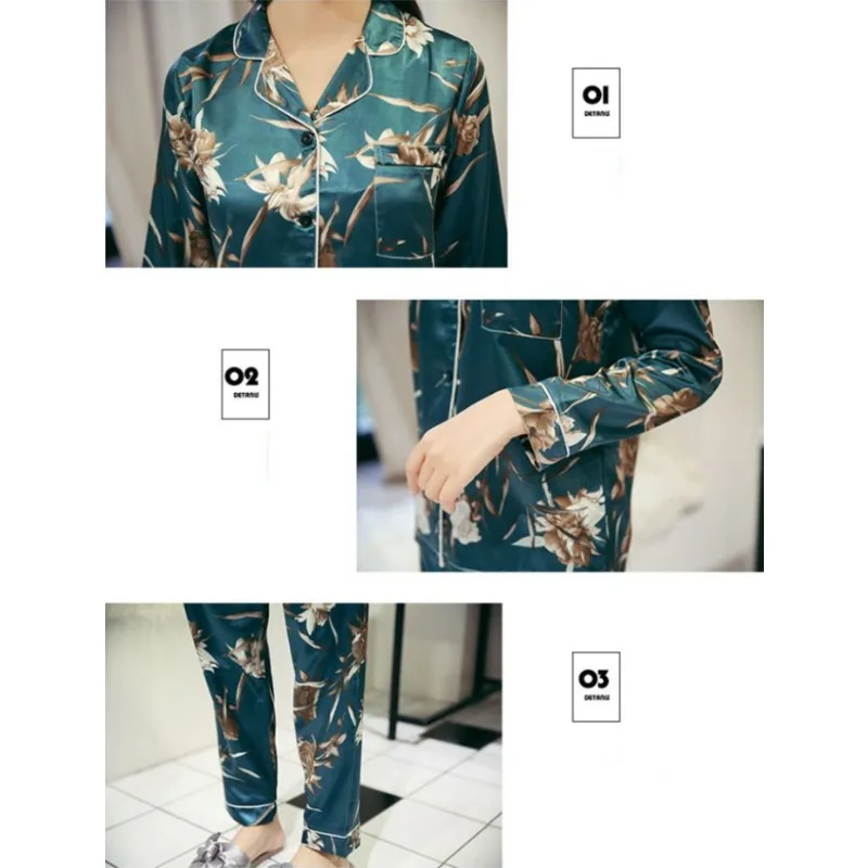 Весенне-осенняя Пижама с V-образным вырезом женская летняя тонкая одежда для сна