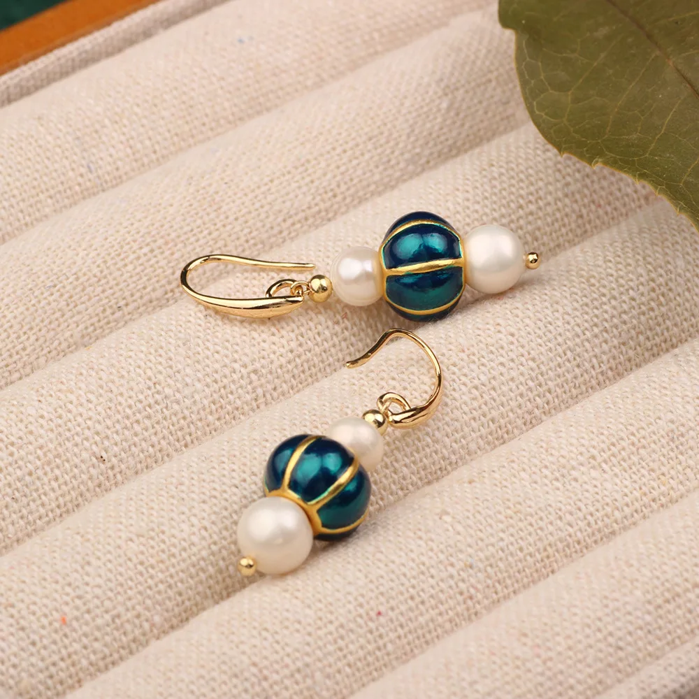 Серьги в этническом стиле с изображением льва