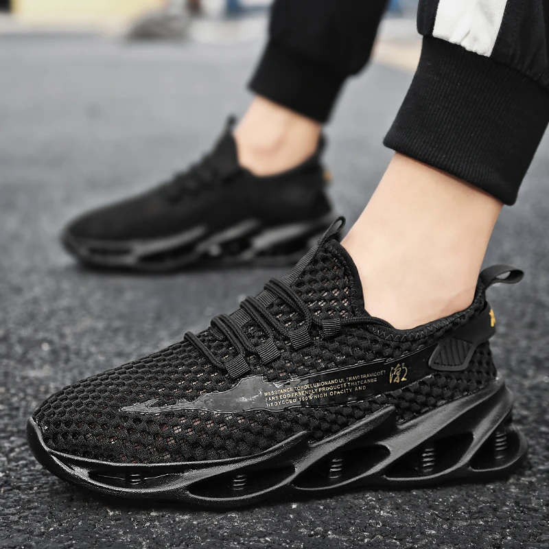 Мужские летние туфли новинка 2023 дышащие тонкие сетчатые мужские спортивные