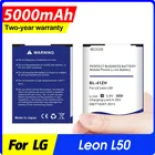 Аккумулятор для LG Leon L50 C40 H340 H343 H345 MS345 D213N LS665 D290 D295, 5000 мАч