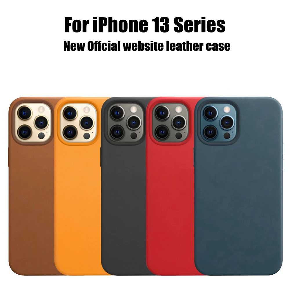 

Роскошный оригинальный кожаный чехол для телефона Magsafing для iPhone 13 Pro Max 13 Pro 13 Mini с анимационной зарядкой и защитой от падения
