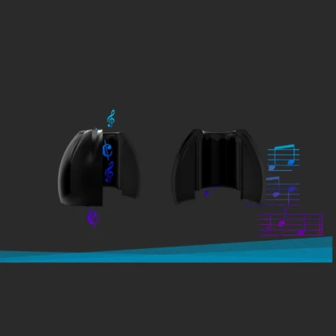 Силиконовые чехлы для наушников DIXSG, 3 пары