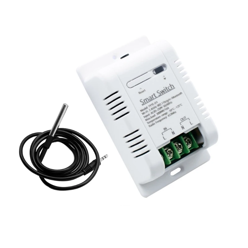 

WiFi 16A/3000W Monitoring Temperature RF433 Remote Control Drop Shipping