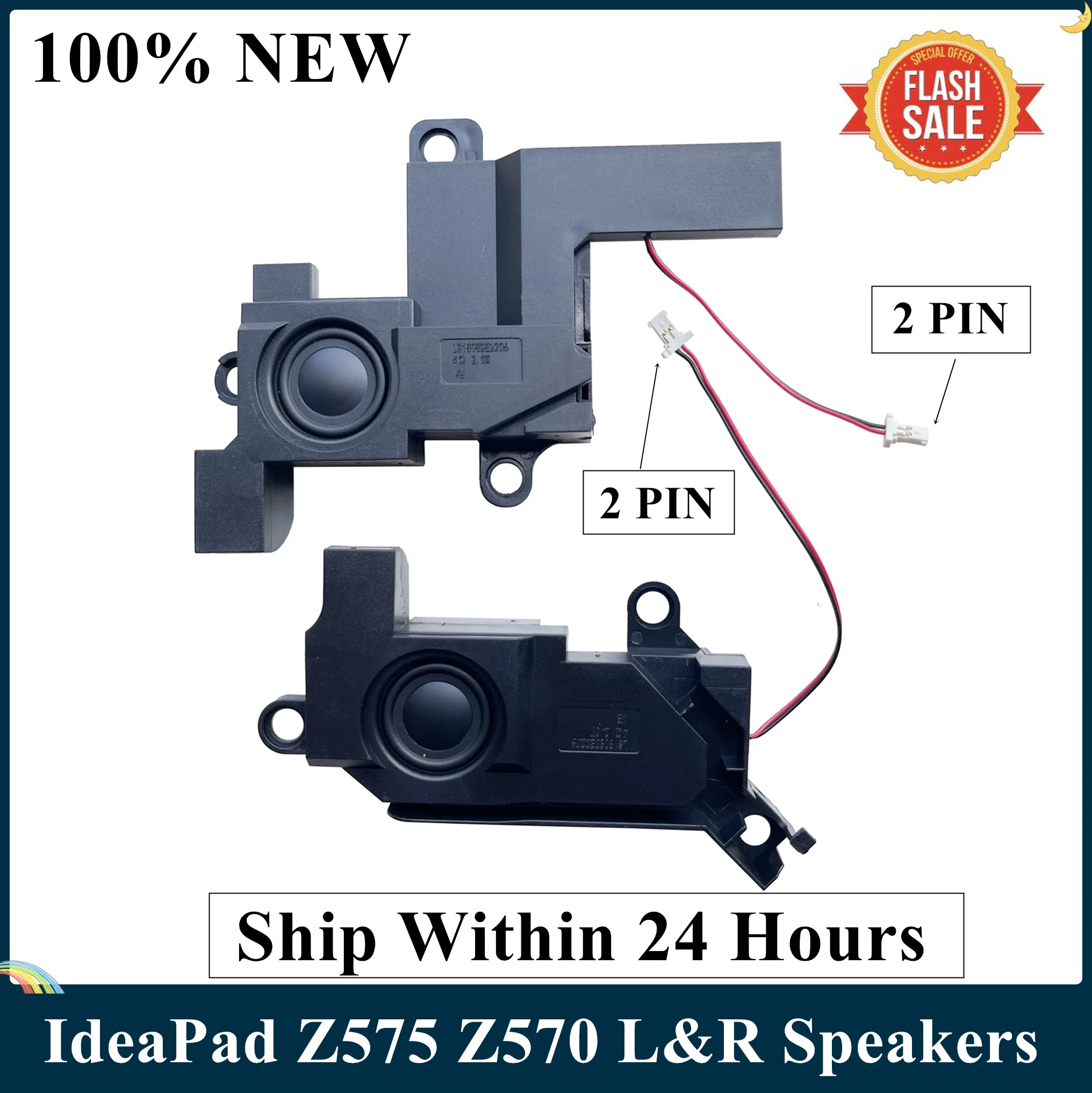 LSC Новый OEM внутренний L &amp R динамик для ноутбука Lenovo IdeaPad Z575 Z570 динамики 23.40879.01 -