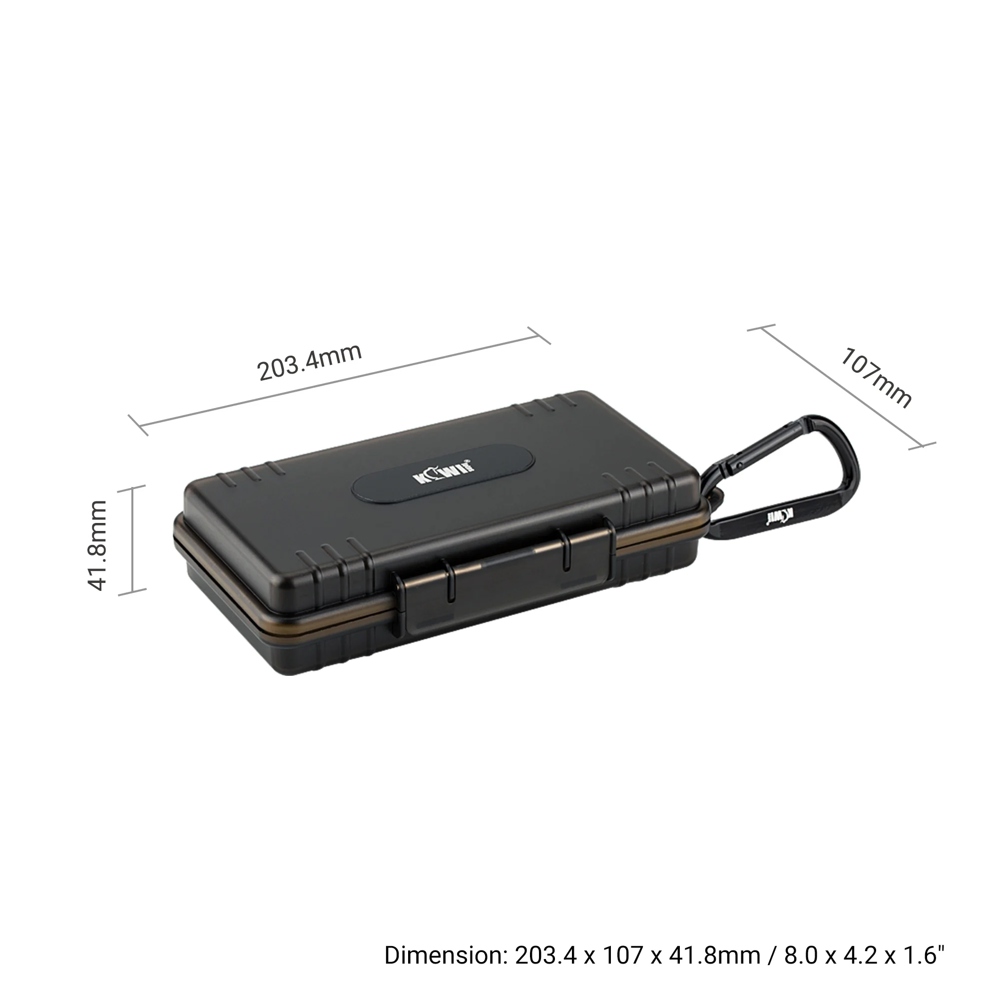 Водонепроницаемый органайзер для батарей AA/AAA жесткий держатель 14x/AA/10x/AAA с