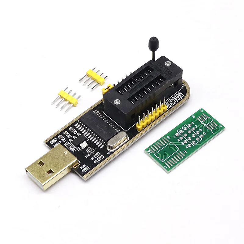 USB-программатор CH341 A 24 25 серия EEPROM модуль программатора с флэш-BIOS + зажим SOIC8 SOP8 для