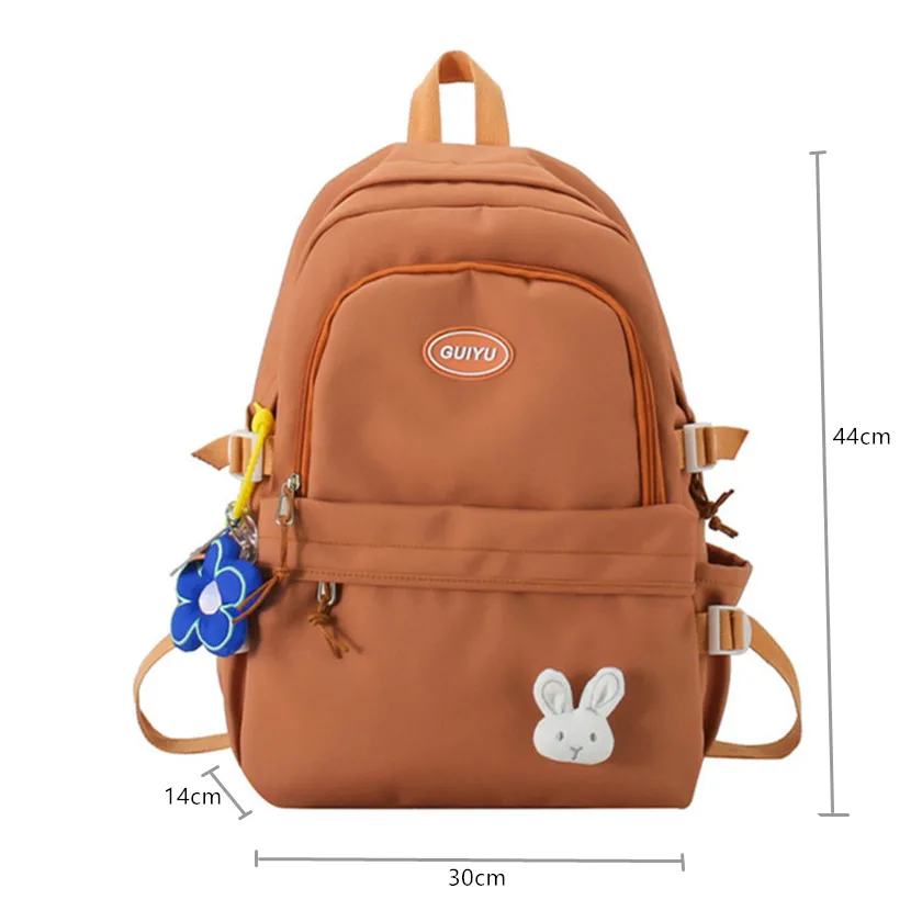 OKKID school bags for teenage girls kids kawaii school backpack girl cute campus backpack female lightweight waterproof backpack