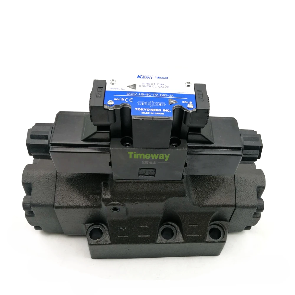 

Válvula de Control direccional accionada por solenoide, DG5V-H8-8C-P2-D82-JA