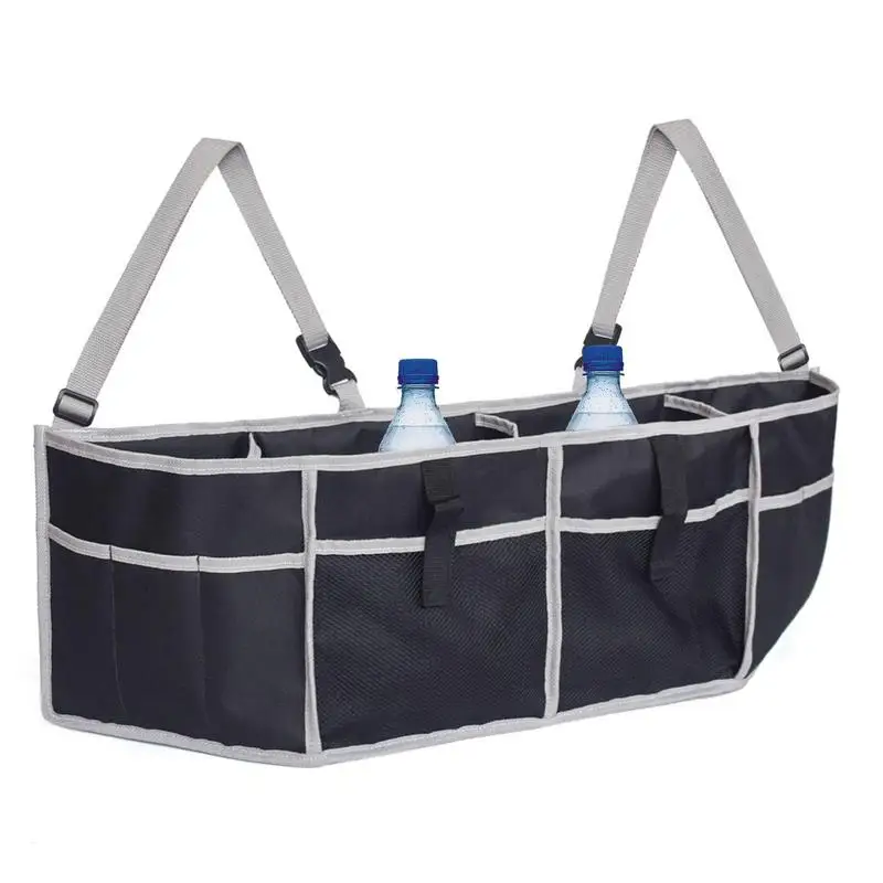 

Органайзер для багажника автомобиля, толстая водонепроницаемая сумка для хранения на заднем сиденье автомобиля, складные автомобильные ак...