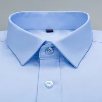 Bamboo Fiber Men White Shirt Long Sleeve 4