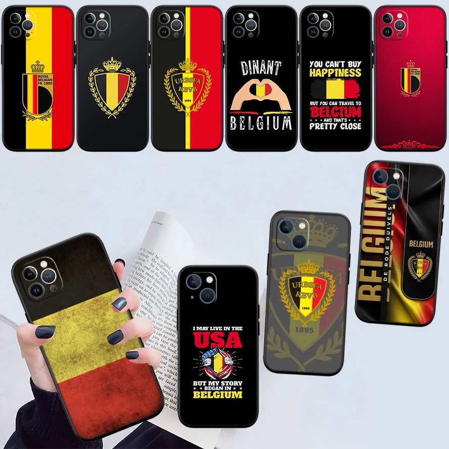 Фото Чехол для телефона с флагом Бельгии HY4 для Samsung Galaxy A11 A12 A13 A15 A52S A53 A55 A56 A70 A71 A72 A73 F06 F16 F56 S10 Plus S10e №1