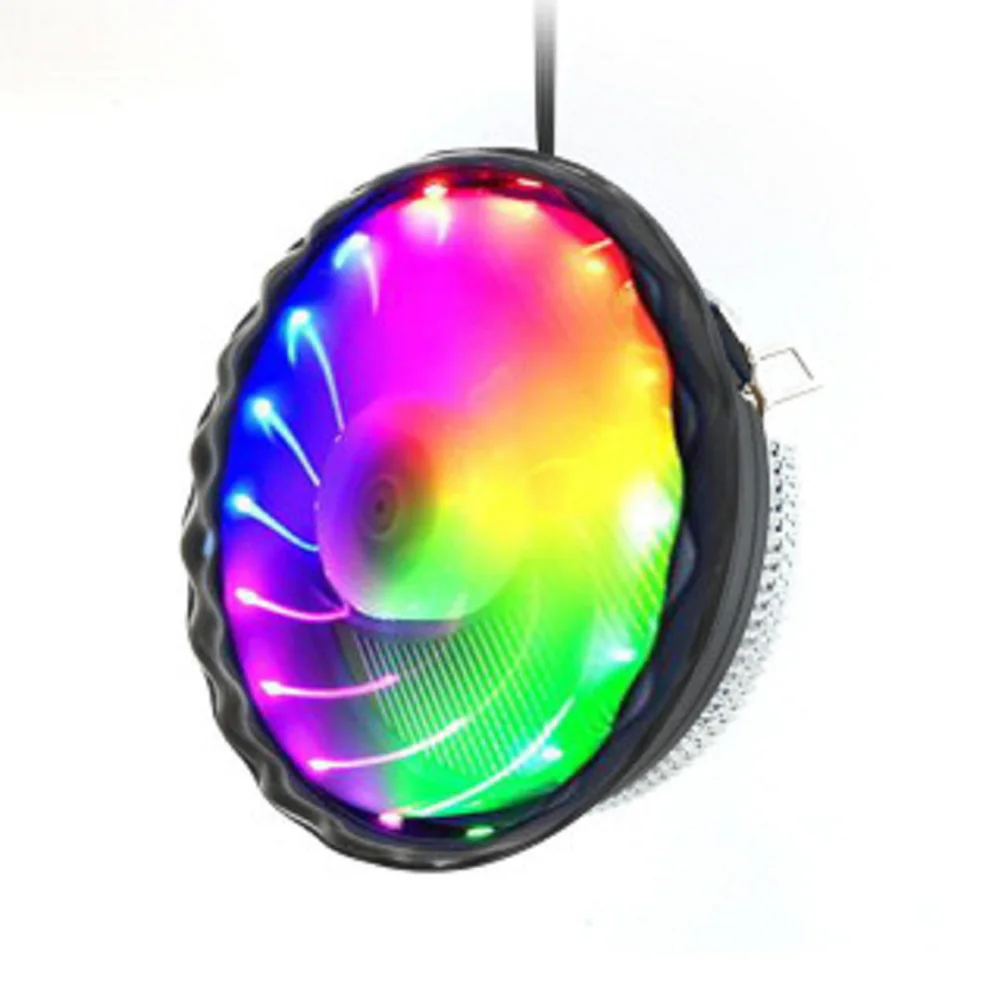 

Computer PC CPU Cooler Radiator Led Heat Sink Fan Ventilador Cooling Fan 3 Pin PC Computer Radiator for AMD 775/115 Heatsink Fan