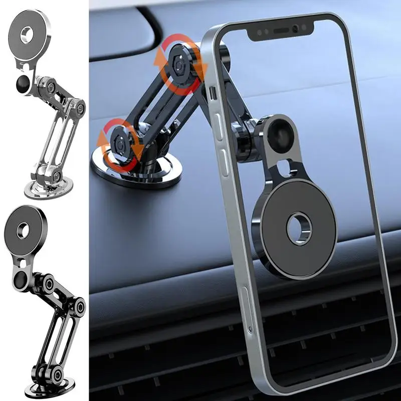 

Premium Car Magnetic Phone Holder Adjustable Telescopic Arm High Quality Magnetic Phone Mount Secure Automotive Mobile Holder