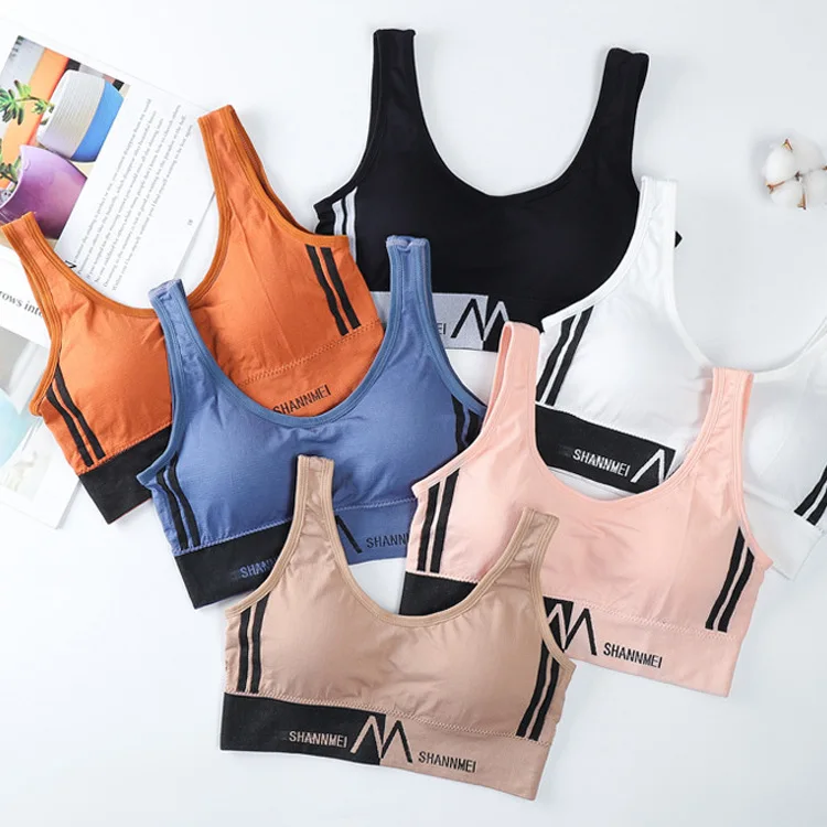 

M letter Womens Fashion Casual Show Thin Yoga Underwear Women Sport Bra Fitness Top Sports Top Vest Beauty Back Yoga Bra Vest