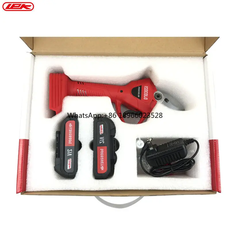 Высокопроизводительные литий-ионные аккумуляторные секаторы 32 мм электрические