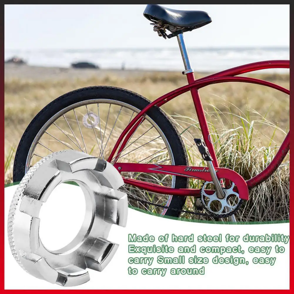 

Steel Bike 8 Way Spoke Portable High Quality Bicycle Key Wrench Mini Bicycle Accessory Spoke Wrench Spoke Spanner