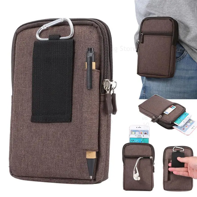 

For Huawei Nova 11i 11 Ultra Denim Cowboy Cloth Fabric Case For Nova 11 Pro 10Z 9 SE 8i 7 8 Pro Belt Clip Waist Bag Phone Pouch