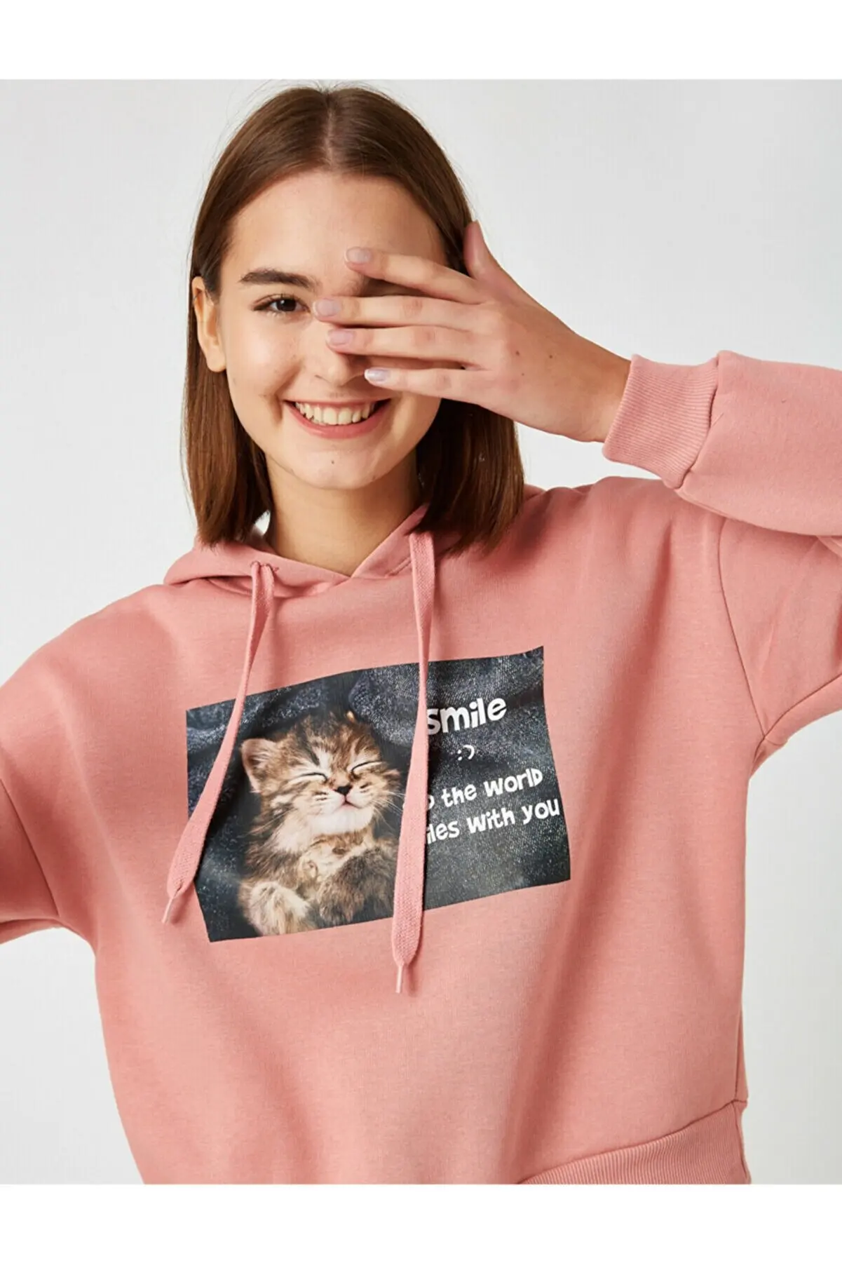 

Female pink capson printing Sweatshirt female clothing women clothes sweatshirts hoodies for women 55052987