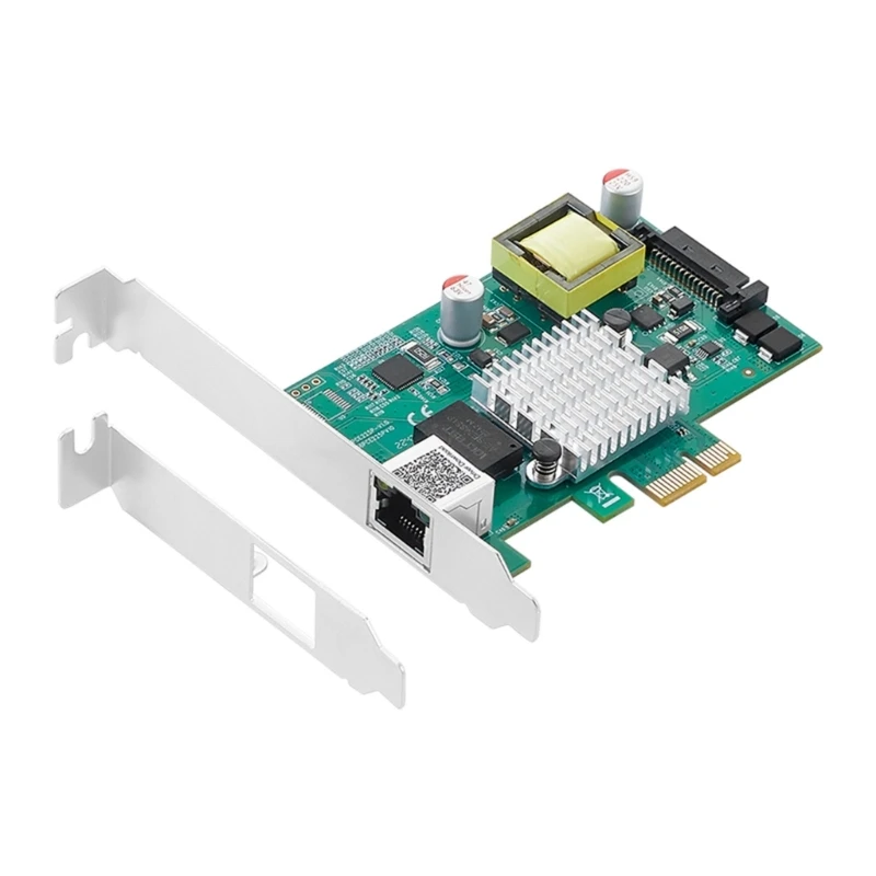 

2.5Gb PCI-E POE Card 10/100/25000Mbps RJ45 Adapter Converter for PC