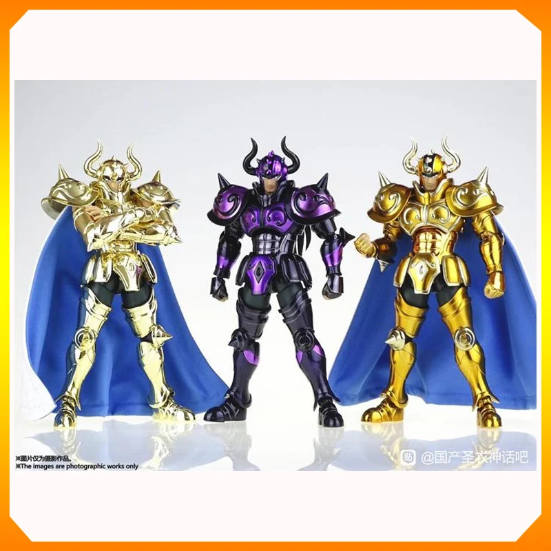 

In Stock Metal Club/Mc Saint Seiya Myth Cloth Ex Taurus Aldebaran 24k/Mirror Gold Knights Of The Zodiac Action Figure Gifts Toys