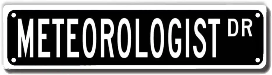 Метеорологический знак Dr Street подарок метеологу настенный Декор для дома офиса