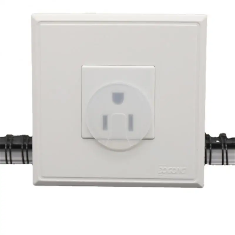 Защитная крышка для электрической розетки Белый защитный чехол ухода за