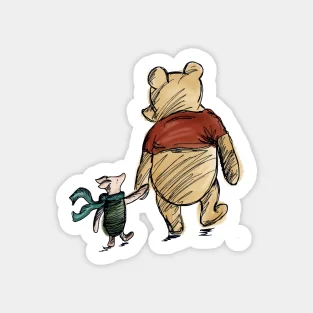 

Friends Forever 5PCS Stickers for Funny Living Room Art Wall Water Bottles Car Background Cute Luggage Decor Anime Window